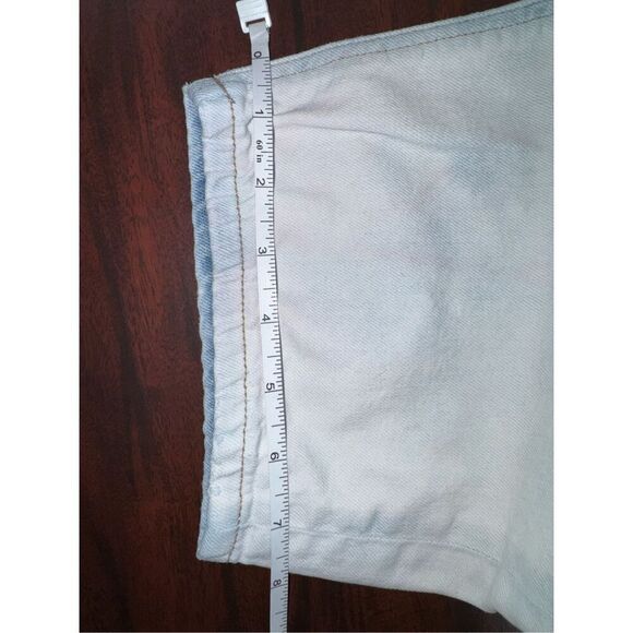 American Eagle Stretch Two Toned Denim Mom Jeans Size 12 - Picture 5 of 13